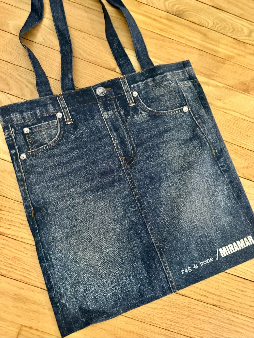 NWOT rag & bone Miramar “this is not denim” tote bag